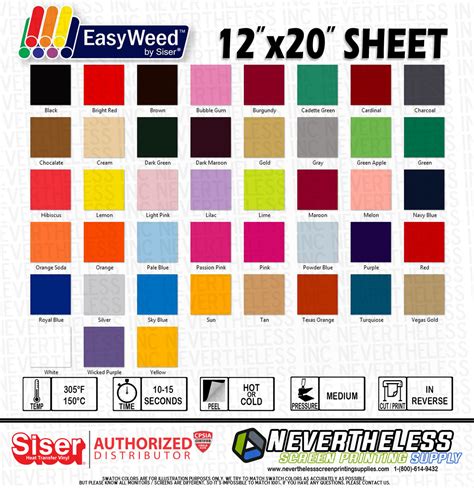 Siser Colorprint Easy Printable Htv